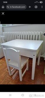 Dětský stůl a židle Ikea