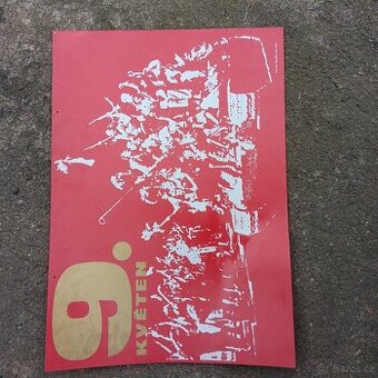 Plastová cedule 9 květen 60x42cm