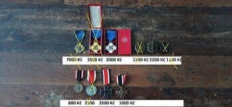 Medaile, vyznamenání, odznaky Německo.