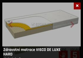 Matrace VISCO DE LUXE HARD  200x70x18 cm