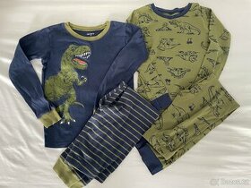 2x Chlapecké pyžamo Carter’s dinosauři vel. 116 - 1