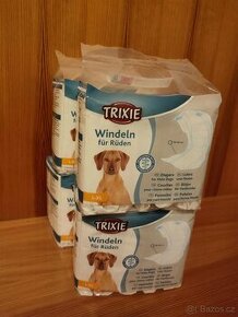 Trixie papírové pleny  pro psy samce pás L-XL 12 ks x 4 bal