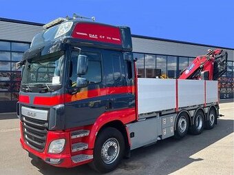 DAF CF510 8x2 - valník s hydraulickou rukou + JIB