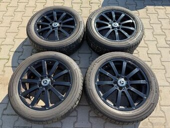 4x al kola 5x112 17 + pneu letní 225/55 R17C