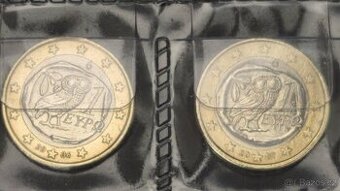 11 kusů / 1 Euro Řecko 2002 - 2011 sada