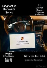 Diagnostikuji a servisuji vozy Porsche