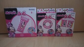 Nafukovací lehátko, kruh, rukávky pro děti minnie - 1