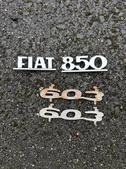 Tatra 603 nápis, Fiat označení