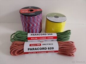 Paracord nový, různé druhy - 1