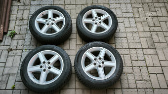 Alu kola Ford R16 + zimní pneumatiky Barum