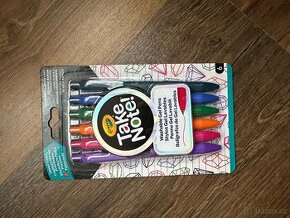 Crayola Take note gelová pera 6 ks - 1