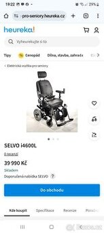 Prodám Elektro invalidní vozík