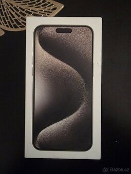 iPhone 15 Pro Max 256 GB – Přírodní titan – TOP STAV
