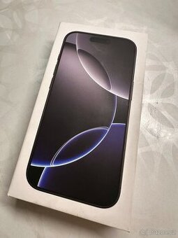 iPhone 16 Pro 128 GB černý – nový, nerozbalený - skvělá cena