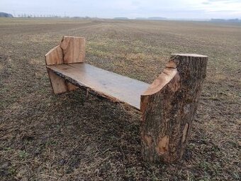 Dubové masivní lavice