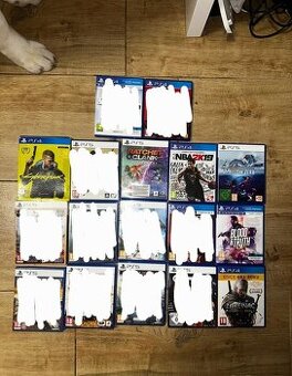Hry na PS5 a PS4 (viz foto), ceny viz popis