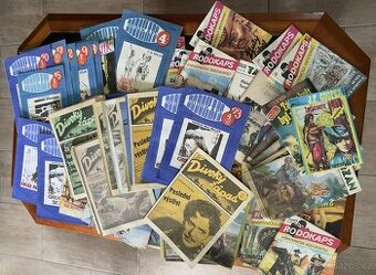 Časopisy Rodokaps, Dodokaps, Divoký západ, Tarzan, Dostavník