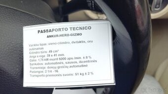 Předám komponenty na mopedy