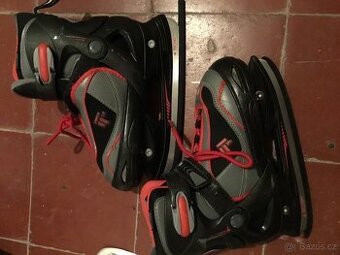 Detske ledni brusle 33-37 rostouci