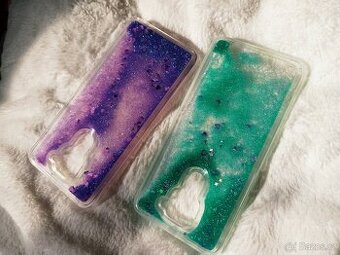 Gelové přesýpací třpytivé pouzdro Xiaomi Redmi Note 9