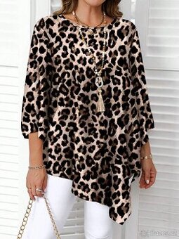 Halenka s leopardím vzorem vel. 46/48