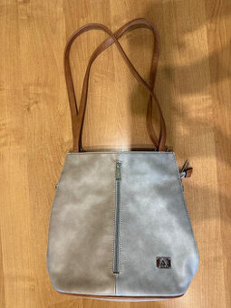 multifunkční kožená kabelka