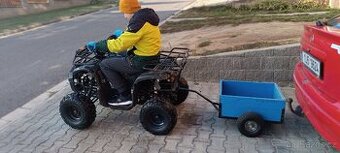 Dětská čtyřkolka 125 cm3 s vlekem