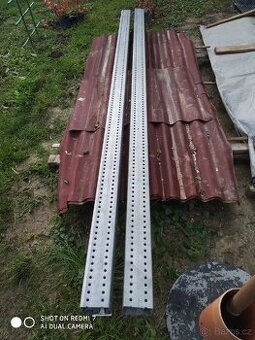 Pozinkovaný nosník Hilti 100x100x3000mm,síla stěny 3mm.2ks