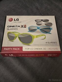 LG 3D brýle party pack AG-F315