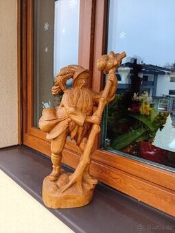 dřevěná socha Krakonoše