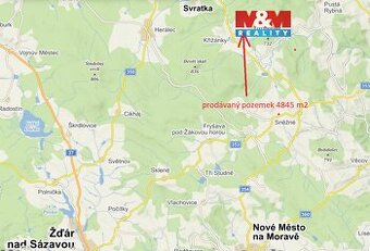 Prodej pozemku v Českých Křižánkách - 1