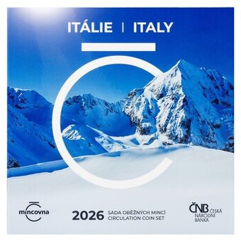 Sada oběžných mincí 2026 Itálie stand - [23.2. 2026]