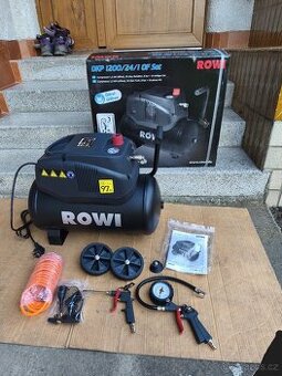 Prodám NEPOUŽITÝ Bezolejový kompresor ROWI DKP 1200/24/1 OF