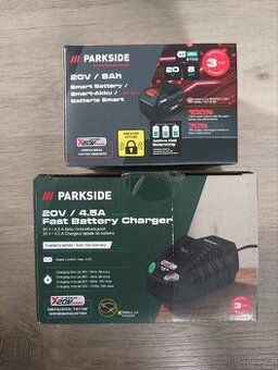 Parkside Smart Baterie 8ah+ nabíječka 4,5Ah