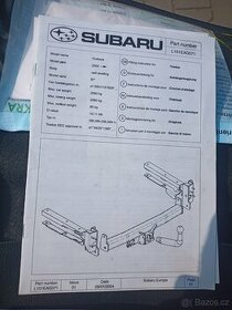 Koupím bajonet na přívěsné zařízení Subaru Outback bl/bp - 1