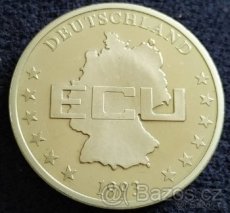 ECU 1993 Deutschland - sběratelská medaile - 1