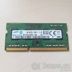 Samsung 4GB SO-DIMM Ram paměť DDR3 1RX8 PC3L 12800S-11-13-B4