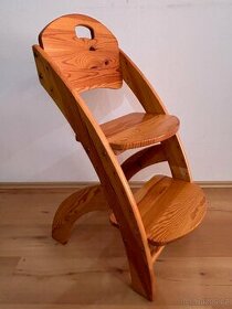 Dřevěná rostoucí židle - 1