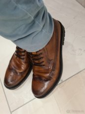 Pánské kožené zimní elegantní boty - Baťa