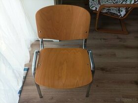 Konferenční židle Iso dřevěná 4 ks