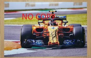 Stoffel Vandoorne F1 McLaren foto 20x30 originální autogram