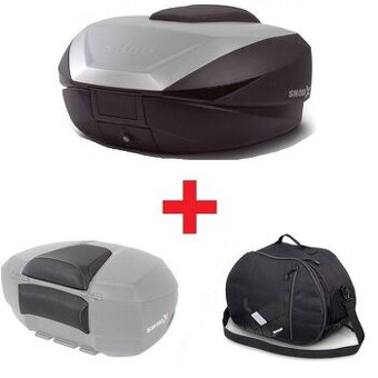 Topcase NOVÝ Shad SH59X + Opěrka zad Shad + Brašna