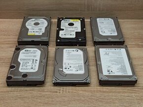 5x HDD 3,5" WD,SEAGATE SATA/ATA SMART OK