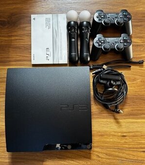 Prodám SONY PlayStation 3 s 5x hry, ovladači viz foto