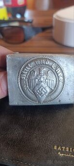 Hitlerjugend přezka , ORIGINAL WWII. výrobce : KHM - 1