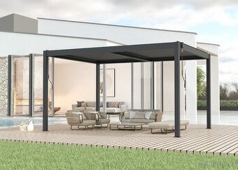 Hliníková bioklimatická pergola 4x3m - 1
