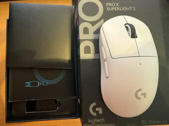 Logitech PRO X SUPERLIGHT 2, bílá