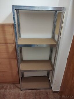 NOVÉ KOVOVÉ REGÁLY POZINK -ROZM:180x75x35 PŮV CENA = 2.900,- - 1