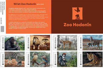 známkový sešitek 50 LET ZOO HODONÍN - VZ ZS: 0189