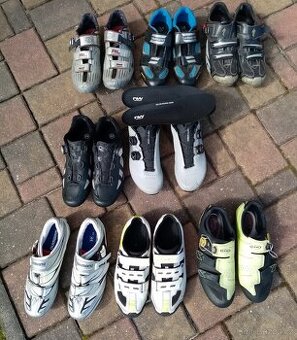 Cyklotretry na kolo:Shimano, Northwave.. MTB i Road, vel. 44